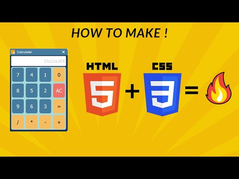 Building a Stylish Calculator with HTML and CSS: Step-by-Step Tutorial | CodeWith Buddha