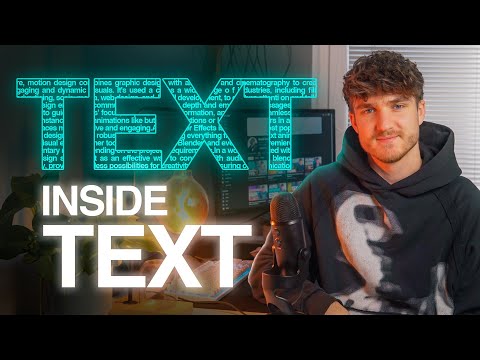 Text Inside Text in After Effects