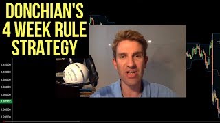 Donchian's 4 Week Rule Trend Trading Strategy 💡