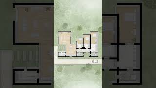 Floor Plan Render with Bubble Diagram Animation  #visualization #motiongraphics #archviz #architect