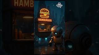 Today: l'm at a neon hover-burger stand in an alien city. The world’s first Robot Foodie #ARobotsDay