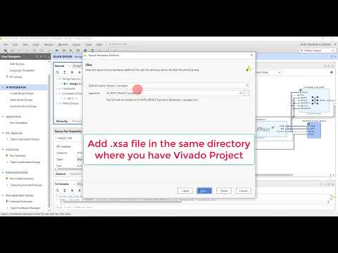 Creating First Design with Microblaze and Vitis P2