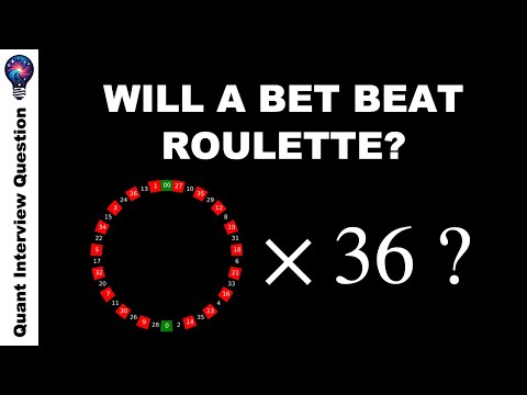 Can You Beat Roulette with this Bet? | Quant Interview Questions