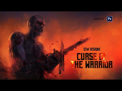 GTMDesigns™ Digital Painting :  Curse of the Warrior | Speedart
