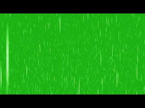 Rain Effect Green Screen