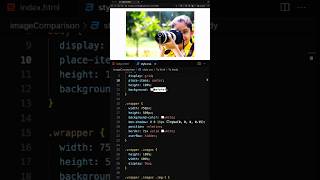 Image Comparison Slider using HTML & CSS Only!  #coding #frontenddevelopment #htmlcssjavascript
