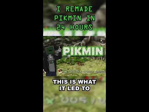 I remade Pikmin in 24 hours - This is how it went😱 #shorts #gamedev #pikmin