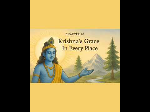 Bhagavad Gita Chapter 10 in Poetry: Krishna’s Grace in Every Place #bhagavadgita #krishna