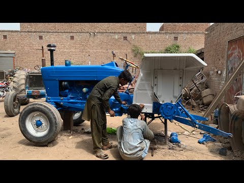 Ford 4000 Tractor Complete Assembling After Being Painted