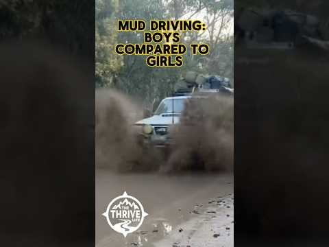 🎯 “Who Handles Mud Better? Boys or Girls!” Comment who you think is in which car!!!