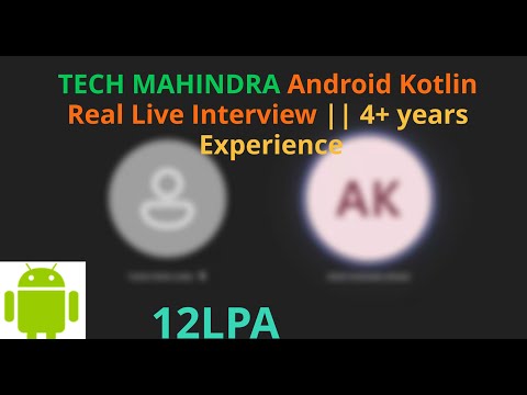 Real Android Developer Interview with MNC developer 4+ years of experience | Live MNC Interview
