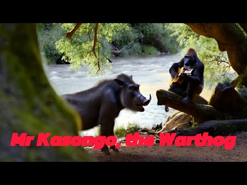 Mr Kasongo Warthog  V16 Entertainment #warthog  #kasongo #animalshort #animalsfun #aiart
