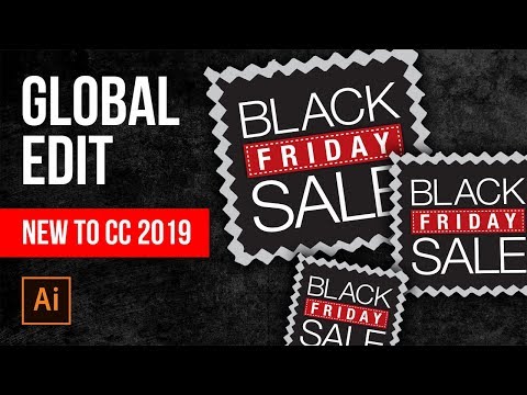 Global Edit in Adobe Illustrator