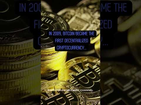 First decentralized cryptocurrency