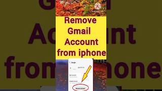 how to remove Gmail account from iphone | Gmail account remove from iphone | sign out Gmail account