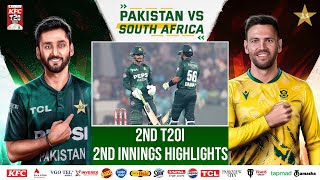 2nd Innings Highlights | Pakistan vs South Africa T20I Series | 2nd T20I | PCB | M2R1U