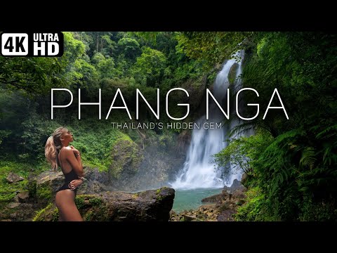 Phang Nga - 4K is the most beautiful province of Thailand. Walking Tour.