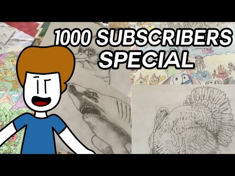 Looking Back At Some Old Drawings! | 1 000 Subscribers Special