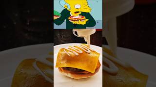 I Made Mr. Burns' Burger in Real Life!
