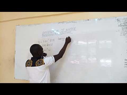 Derivative/ Differential of Sec inverse (fx), trigonometry