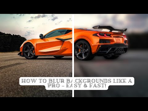 Blur Image Background in 5 Seconds – No Photoshop!