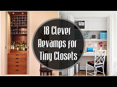 18 CLEVER REVAMPS FOR TINY CLOSETS