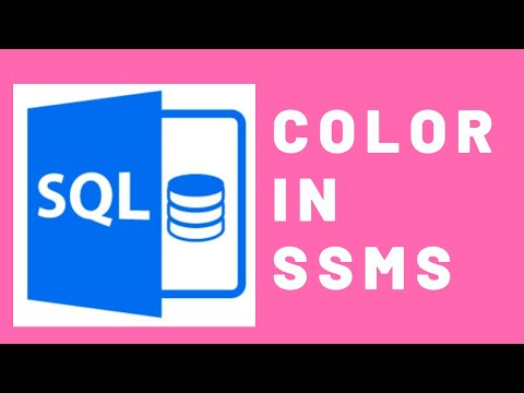 Custom colors to differentiate between environments on SSMS