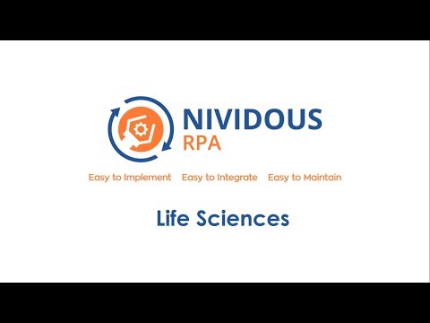 Nividous RPA for Life Sciences Industry