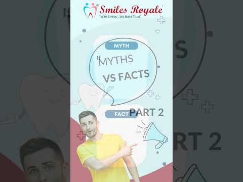 "Smiles Royale Dental Clinic: Where Myths Meet facts! 😁✨" #SmilesRoyale #BrighterSmiles