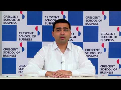 Tushar Jaruhar on Crescent School of Business