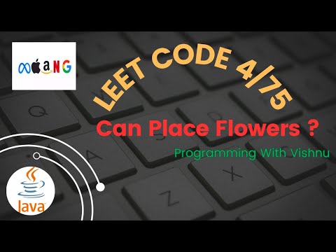 LeetCode: Can Place Flowers |  4/75 #leetcode #google