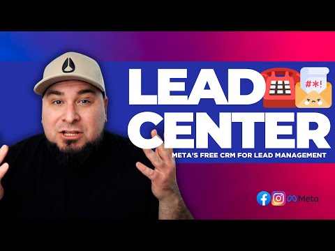 Meta Leads Center - FREE CRM Tool - Meta Lead Forms