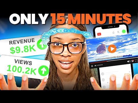 How To Make FACELESS Youtube Videos FAST On YOUR PHONE With ONE PROMPT And This AI APP! (MY SECRET)