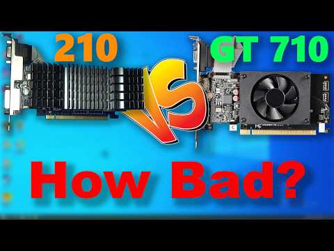 Geforce 210 vs GT 710 + Intel HD Tripple Comparison