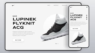 Responsive Website Using HTML CSS & JavaScript | Shoe Website
