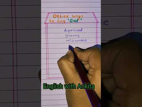 Synonyms for "Sad!" #vocabulary #easyenglish #english #education #viralvideo #viralshorts