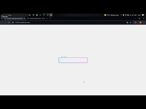 ASMR PROGRAMMING! Animated input field. #asmrcoding #coding #xkomilov