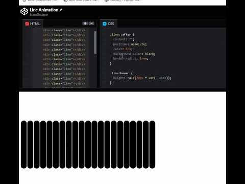 CSS Line Animation    Learnt from @KevinPowell