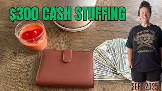 Cash Stuffing $300 | Sinking Funds + Envelopes | First Ever Cash Stuffing 2025