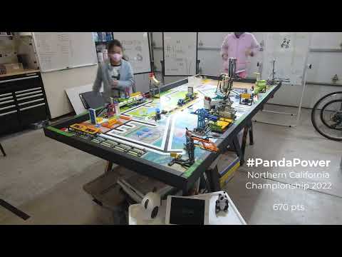 FLL Cargo Connect 670 Points: Northern California Championship #PandaPower