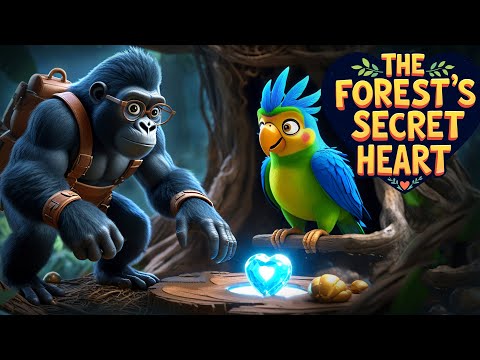 The Forest’s Secret Heart 🦜🦍 | English Moral Stories | Bedtime Stories