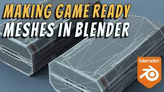 Making Game Ready Meshes Using Creative Flow, Random Flow, Panel Cutter And TexTools #b3d