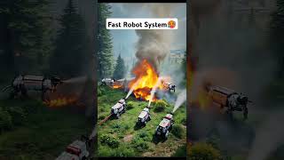 Fast Robot System🥶#robot #vehicles #controller #fire #forest #water #shorts #youtubeshorts #youtube