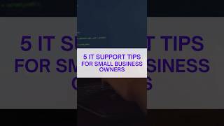 5 IT Support Tips to Grow Your Business 10x Faster #itsupport #businesstips #shorts