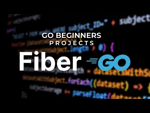 How to use fiber in go lang for routing and server creation | Learn go with projects for beginner.