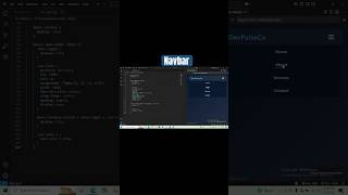 “Build a Navbar Fast – 30s Tutorial!”#coding #viral #webdesign #htmlcss #code #navbar #css #html