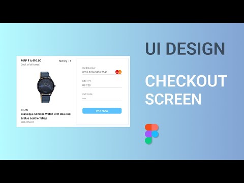 Checkout Design in Figma - See the Whys and Hows | How to make in figma | UI | Creative Graphic