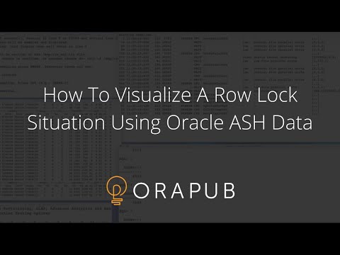 OraPub | How To Visualize A Row Lock Situation Using Oracle ASH Data