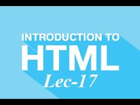 Lec-17 | HTML Hyperlinks Part-2 | Web Development | HTML tutorial for beginners in Urdu/Hindi