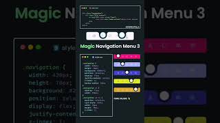 Modern Mobile Navbar Design | HTML & CSS #Navbar #WebDesign #HTML #CSS